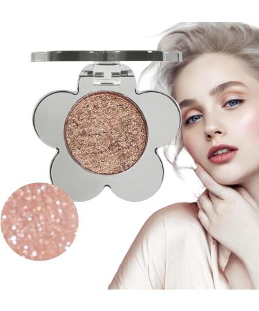 Eyeshadow Single | Travel Eyeshadow Palette Eyeshadow Makeup Highlighter Matte Flower Shape Eye Shadow Long Lasting Wear Glitter Primer Palette 201 - Buy Online on GoSupps.com