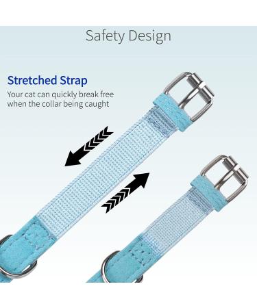 Apple AirTag Cat Neck Band - Light Tracker for Kittens & Puppies (7-9 inch) - Blue | International Shipping - Buy Online on GoSupps.com