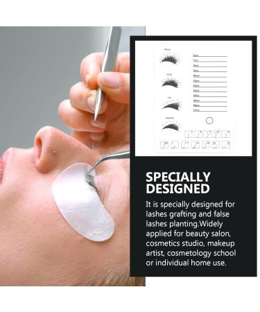 Beaupretty Eyelash Extensions Tray | Acrylic Lash Pallet & Glue Holder for Salon | Transparent Display Board for Eyelash Extensions - Buy Online on GoSupps.com