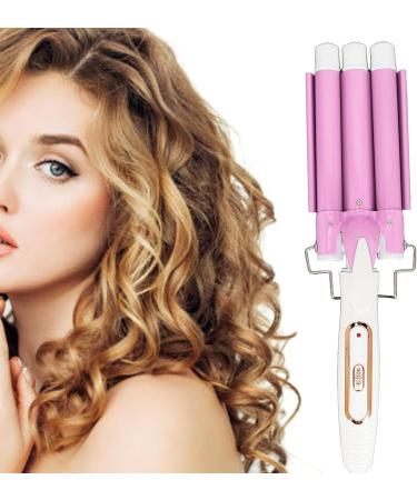 Buy 3 Barrel Hair Waver Curling Wand - Ceramic Curling Iron for Salon & Home Use (US Plug) | International Shipping Available - Buy Online on GoSupps.com