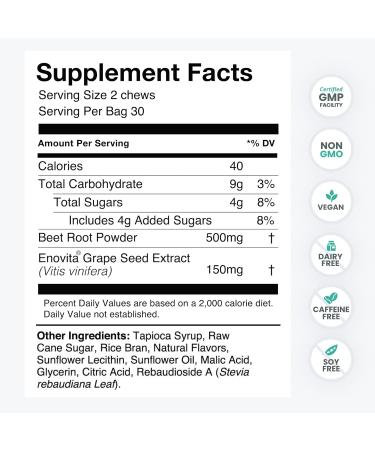 SuperBeets Heart Chews & Turmeric Chews - Natural Cardiovascular Support - Buy Online on GoSupps.com