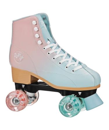 Pacer Rollr GRL Lilly - Colorful Freestyle Roller Skates Blue/Pink 7