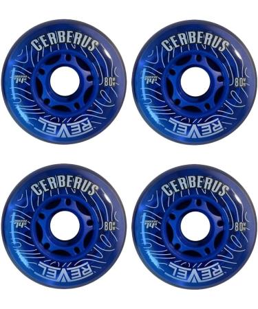Alkali Revel Blue Indoor X-Soft 74A Roller Inline Hockey Wheels - 59mm, 68mm, 72mm, 76mm & 80mm Hi-Lo