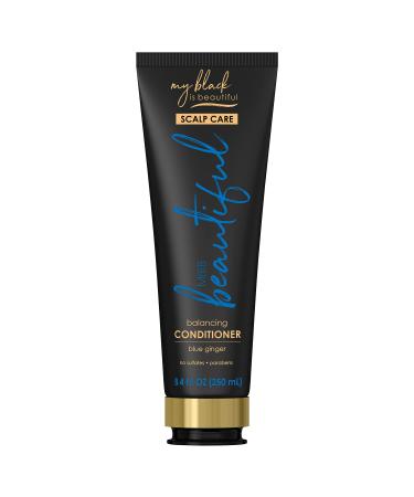 MY BLACK IS BEAUTIFUL Balancing Sulfate Free Conditioner for Dry and Damaged Hair  Blue Ginger Mint  8.4 fl oz 8.40 Fl Oz (Pack of 1)
