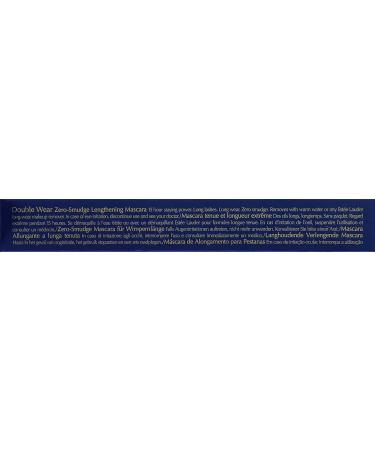 Estee Lauder Double Wear Zero-Smudge Lengthening Mascara Black 2 fl oz - Long-Lasting Formula for Smudge-Free Lashes - Buy Online on GoSupps.com