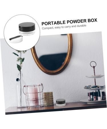 Bath Powder for Women with Puff Powder Case with Mirror Loose Powder Cosmetic Box Travel Portable - Buy Online on GoSupps.com