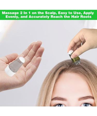 Scalp Oil Applicator Bottle | Precision Hair Oil Dispenser & Massager for Healthy Roots - Buy Online on GoSupps.com