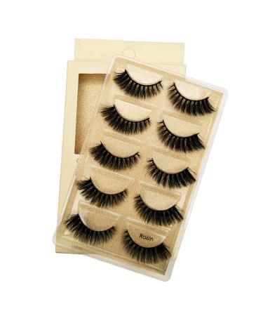 5 Pairs of Cruelty-Free 3D Mink Cat Eye False Eyelashes | Reusable Synthetic Fiber Natural Lashes - Handmade Quality - Buy Online on GoSupps.com