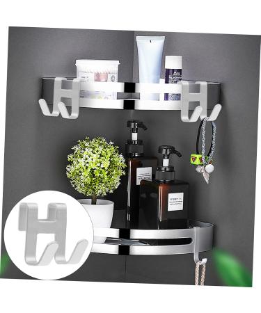 Alipis 6 Pcs Hook up Stainless Steel Hooks Cabinet Door Dual Hooks Wreath Hat Hooks Double The Hook 4X4CMx3pcs Silverx3pcs - Buy Online on GoSupps.com