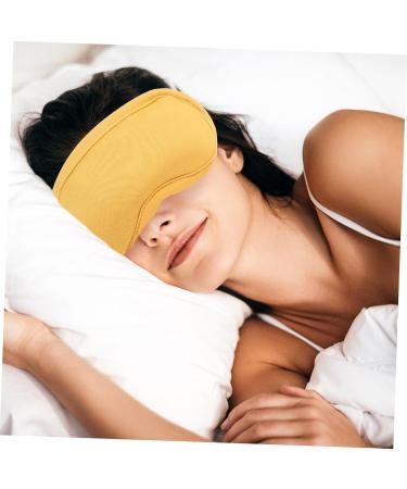 Mobestech 1 Set Gel Eye Mask Cotton Travel Sensing Temperature Goggles Yellow 17X9X1CM - Buy Online on GoSupps.com