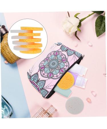 Buy Hemoton 100pcs Compressed Face Wash Sponges - Yellow Makeup Puff & Facial Scrub Tool for All Skin Types - International Shipping Available - Buy Online on GoSupps.com