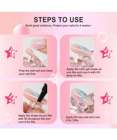  sularpek 3D Gel Sculpture 15g Multifunction Nail Art Sculpture Nail Sculpture DIY Home Relief - Buy Online on GoSupps.com