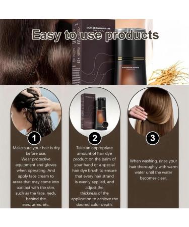  Rakiuty Shampoo for Coloring Natural Hair Dye Shampoo Hair Dye Shampoo Natural Hair Color Shampoo Hair Dye Shampoo 200 ml - Buy Online on GoSupps.com