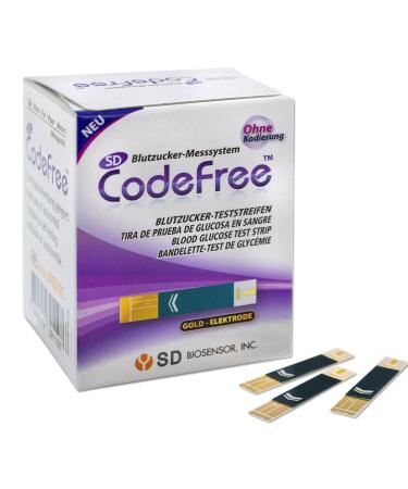 SD Codefree blood sugar test strip 50 pieces of diabetes tests for control with blood sugar (sugar) 50 pieces (1 Pack) 1 box of 50 strips