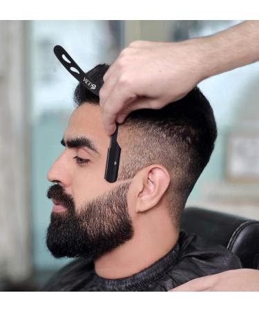 Maxylon Care Beard Razor - Premium Barbers Razor with 10 Double-Edged Blades | International Shipping Available - Buy Online on GoSupps.com