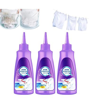 Urcstyle Stain Remover Urcstyle Laundry Stain Remover Active Enzyme Detergent Stain Remover Garment Stubborn Stain Cleaner Oil Remover Quick Laundry Dry Cleaner (3PCS)