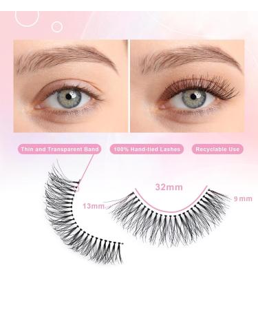 Buy EMEDA 3D False Eyelashes 10 Pairs of Handmade Natural Look Eyelashes for Daily Makeup - Buy Online on GoSupps.com