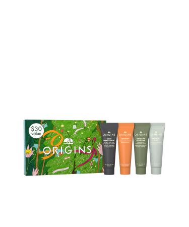 Origins Multi-Maskers Skin Care Set | Four Mini Travel Size Essentials | Limited Edition Holiday Gift Set