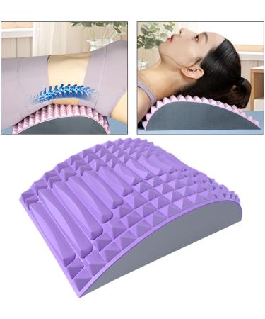 Generic Portable Lumbar Support Device for Muscle Relaxation And Posture Correction Purple - Buy Online on GoSupps.com