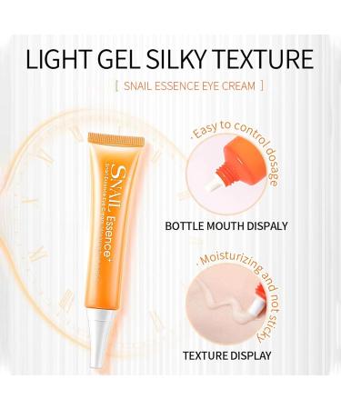 Eye Cream for Dark Circles and Puffy Eyes Snail Eye Cream Eye Bags Remover Eye Cream Anti Aging Under Eye Cream Reduce Lines Wrinkles Puffiness and Dark Circles for All Skin Types - Buy Online on GoSupps.com