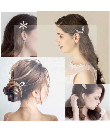 Inilbran Boho Bar Hair Barrettes Vintage Hair Clip Barrettes Geometric Hairclip Hair Barrettes Metal Tube Bar Head Clips French Headwear Decorative Hair Accessories for Women and Girls Headdress - Buy Online on GoSupps.com
