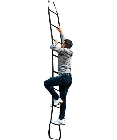 ISOP Extension Ladder 10 ft Made in USA | Nylon Rope Ladder with Spring Hooks - Lightweight . Durable and Compact - Holds up to 1200 lbs. | Emergency Escape Equipment 10 ft (3 m)