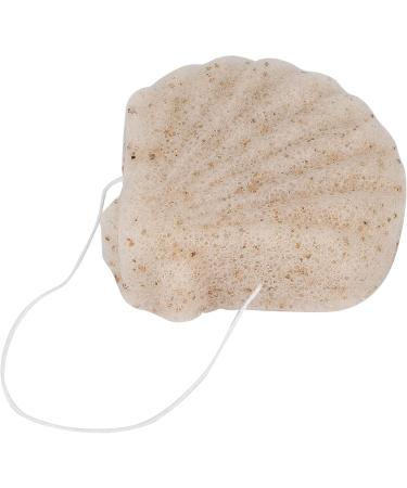 Verdant Touch Facial Sponge Exfoliating Facial Sponge Skin-Friendly Portable Face Cleansing Bath Puff (Shell Shape) - Buy Online on GoSupps.com
