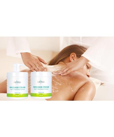Professional Massage Cream for Physiotherapy | 1000 ml | Sensitive Skin Moisturizing & Nourishing Wellness Cream - Buy Online on GoSupps.com