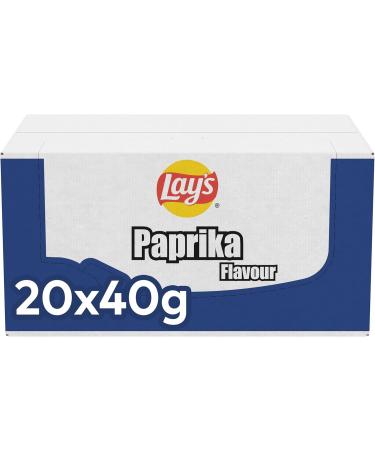  Lay's Lay's Paprika 20 x 40g - Buy Online on GoSupps.com