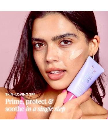 Naked Sundays SPF 50 Mineral Sunscreen for Sensitive Skin BeautyBarrier Priming Lotion with Zinc Oxide & Cica Sheer Finish Broad Spectrum UVA&UVB - 50ml - Buy Online on GoSupps.com