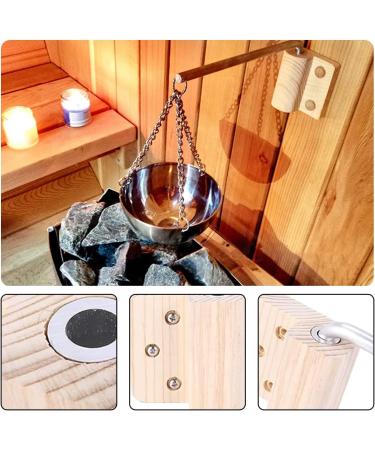 Aroma Bowl Sauna - 850ml Stainless Steel Aroma Bowl for Spa & Sauna Accessories | Vaporizer Shell & Hanging Oil Dish - Buy Online on GoSupps.com