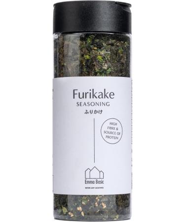 Emma Basic Seaweed Furikake seasoning 100 g Rice Topping Avocado Topping High Fibre Source of Protein No additives - 3.52 Oz