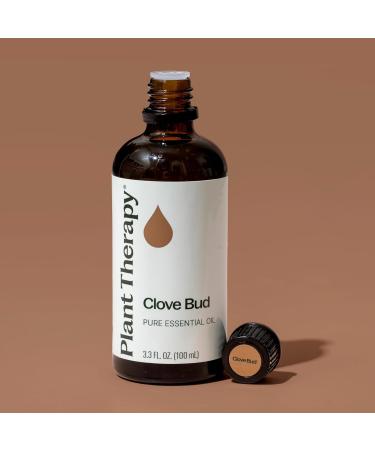 Plant Therapy Clove Bud Essential Oil 100 mL (3.3 oz) 100% Pure Undiluted Natural Aromatherapy Immune Support Sore Muscle & Joint Relief - Buy Online on GoSupps.com
