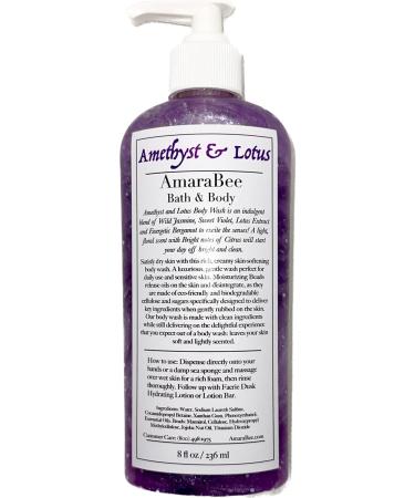 Amethyst & Lotus Creamy Body Wash | Hydrating Cleanser | Moisturizing - Buy Online on GoSupps.com