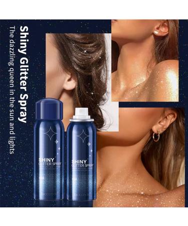 Shimmer Silver Glitter Spray | Hair & Body Glitter Hairspray for Women | Sparkle & Shine International Shipping - Buy Online on GoSupps.com
