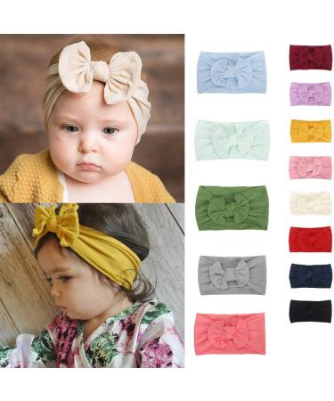 Huhu833 Baby Headbands | Cute Toddler Infant Circle Hairband (Blue) - Stretchy Headwear for Girls - Buy Online on GoSupps.com