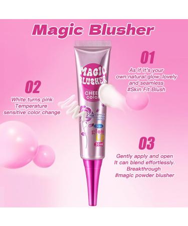 Liquid Blush Natural Adaptive Cream Blush Water Resistant - Face Makeup to Brighten the Eyes Sculpt Cheeks and Define Contours - Buy Online on GoSupps.com
