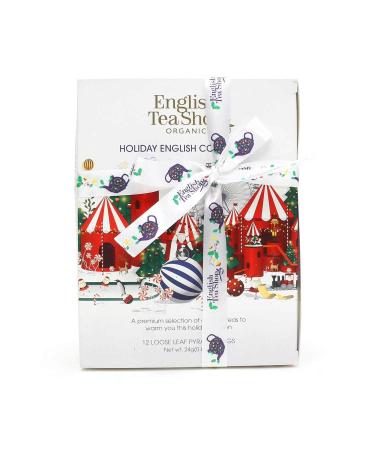 ETS Holiday Collection Tea Gift with Bow - Organic 12 Winter Teas | Perfect International Gift - Buy Online on GoSupps.com