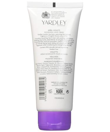 Yardley London April Violets Nourishing Hand Cream 100 ml - Moisturizing Fragrance & Hydration | Shop Internationally - Buy Online on GoSupps.com