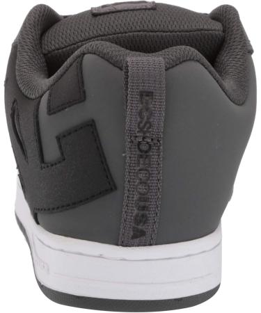 DC Men's Court Graffik Skate Shoe 44.5 EU - Dark Grey Black White | Buy Internationally - Stylish & Comfortable - Buy Online on GoSupps.com