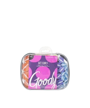 Goody GoCurl Foam Hair Rollers Assorted Colors 36 Count Assorted Colors 36 Piece Assortment