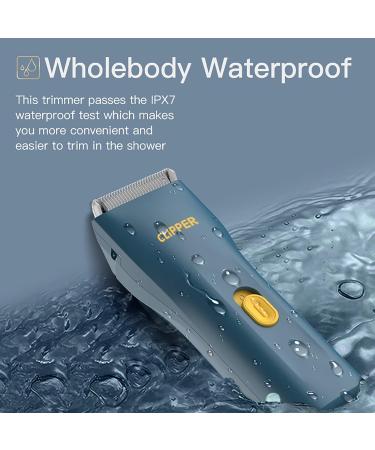 Electric Body Hair Trimmer for Men - Safe Ceramic Blade Waterproof & Rechargeable One-Hand Operated Ball Trimmer Perfect for Pubic Hair Grooming - Buy Online on GoSupps.com