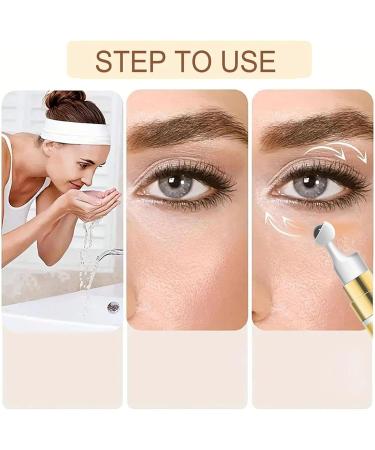 S rum contour des yeux l'acide hyaluronique et l'extrait de caf ine s rum pour les cernes et les poches cr me anti- ge pour un regard plus jeune 3pcs - Buy Online on GoSupps.com