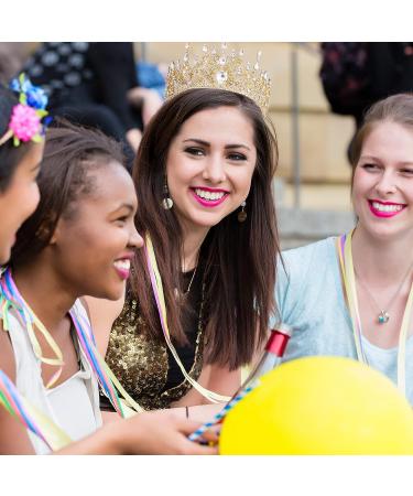 YYBD Baroque Bridal Crown - Princess Tiara for Wedding, Halloween Headpiece with Rhinestone and Crystal Accents - Buy Online on GoSupps.com