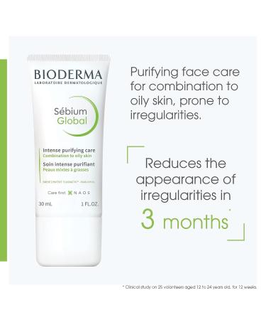 Bioderma Sebium Mattifying Face Lotion - Daily Hydrating Moisturizer for Oily Skin - Buy Online on GoSupps.com