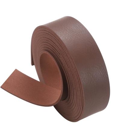 Picheng Leather Strips 1 Inch Wide 100 Inches Long, Leather Belt Strap Very Suitable for Pet Collars, Traction Ropes,Belts, Keychains DIY Craft Projects (Dark Brown) - Buy Online on GoSupps.com