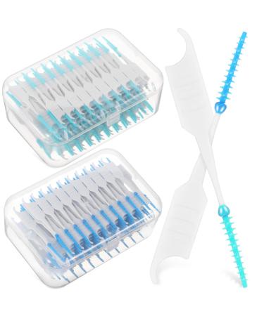 Healeved 400 Gnowbar Dnours Interental brushes disposable interior dental brushes toothpick tooth cleaning tools for deep cleaning care