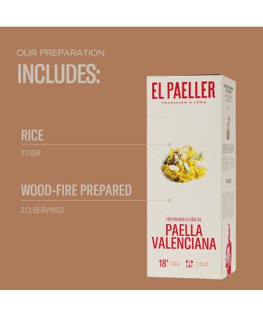 EL PAELLER - Prepared Paella Valenciana | Authentic Flavor Handcrafted | 100% Natural Ingredients | For 2-3 People Gluten F - Buy Online on GoSupps.com