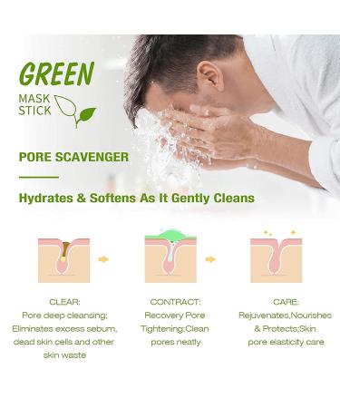 Green Tea Mask Stick - Blackhead Remover & Oil Control | Deep Cleansing for All Skin Types - Buy Online on GoSupps.com