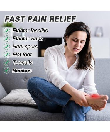 FunisFun Plantar Fasciitis Arch Support Braces - Foot Pain Relief for High Arches, Flat Feet, Heel Spurs - Adjustable Compression Sleeves (1 Pair) - Buy Online on GoSupps.com